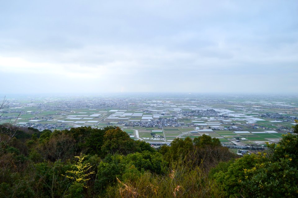 Chikugo Plains viewed from Zoyama Castle
