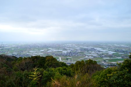 Chikugo Plains viewed from Zoyama Castle photo