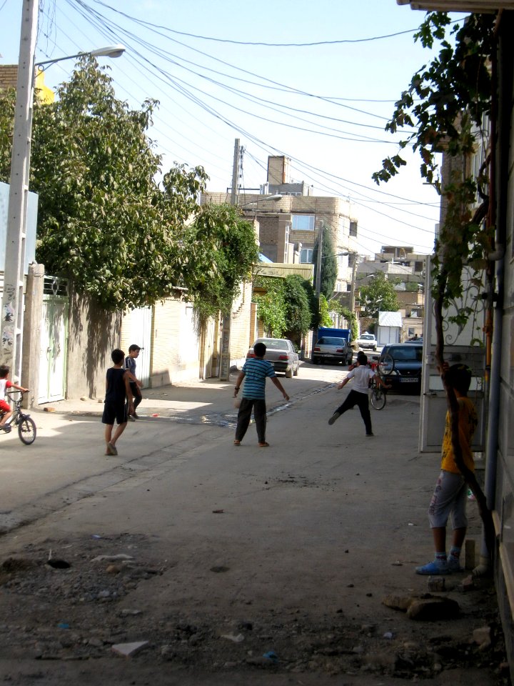 Children playing in Alley - near Be'sat sq - Nishapur 3