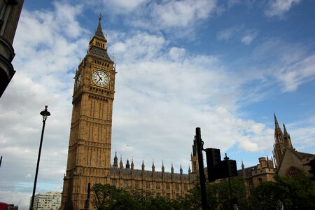 Landmark parliament clock photo