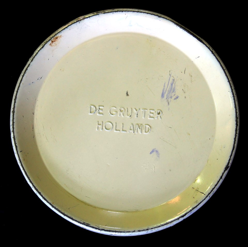 Chocolade Pastilles Puur van De Gruyter, onderkant