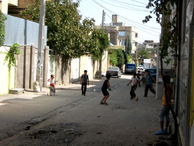 Children playing in Alley - near Be'sat sq - Nishapur 4
