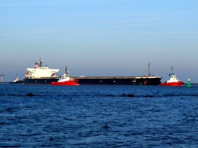 Chihiro p2 approaching Port of Rotterdam, Holland 15-Dec-2007