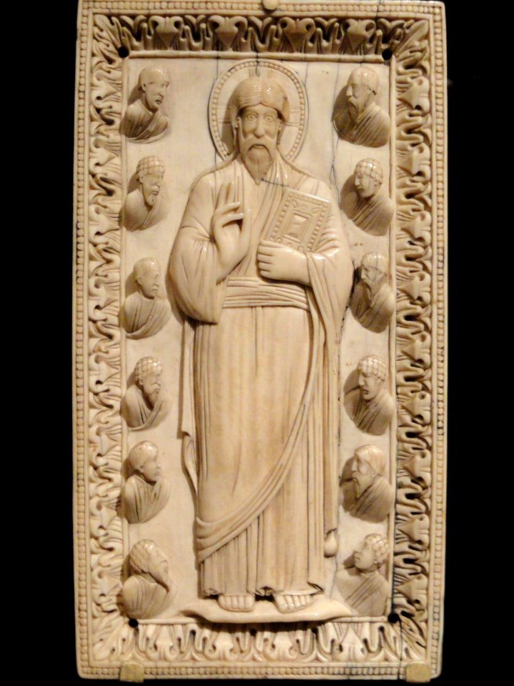 Christ's Mission to the Apostles, about 970-980 AD, Ottonian, Milan, ivory - Cleveland Museum of Art - DSC08609