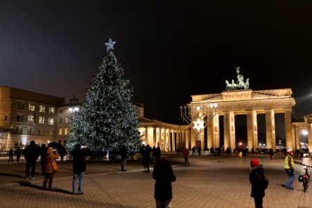 Christmas Hanukkah decoration Pariser Platz 2020-12-11 22