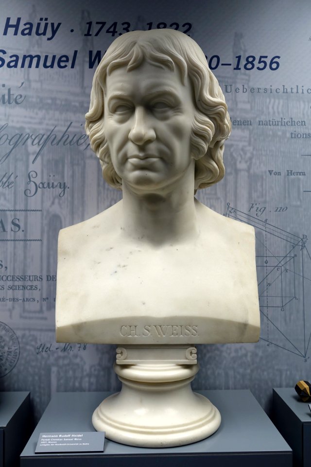 Christian Samuel Weiss by Hermann Rudolf Heidel, 1857 - Museum fur Naturkunde, Berlin - DSC09905