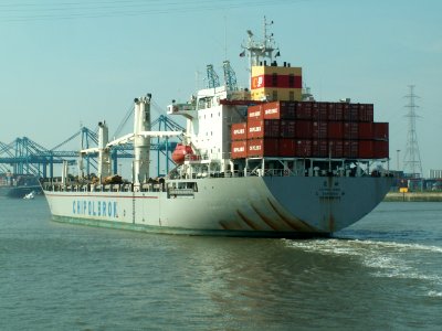 Chong Ming astern Port of Antwerp 30-Aug-2005