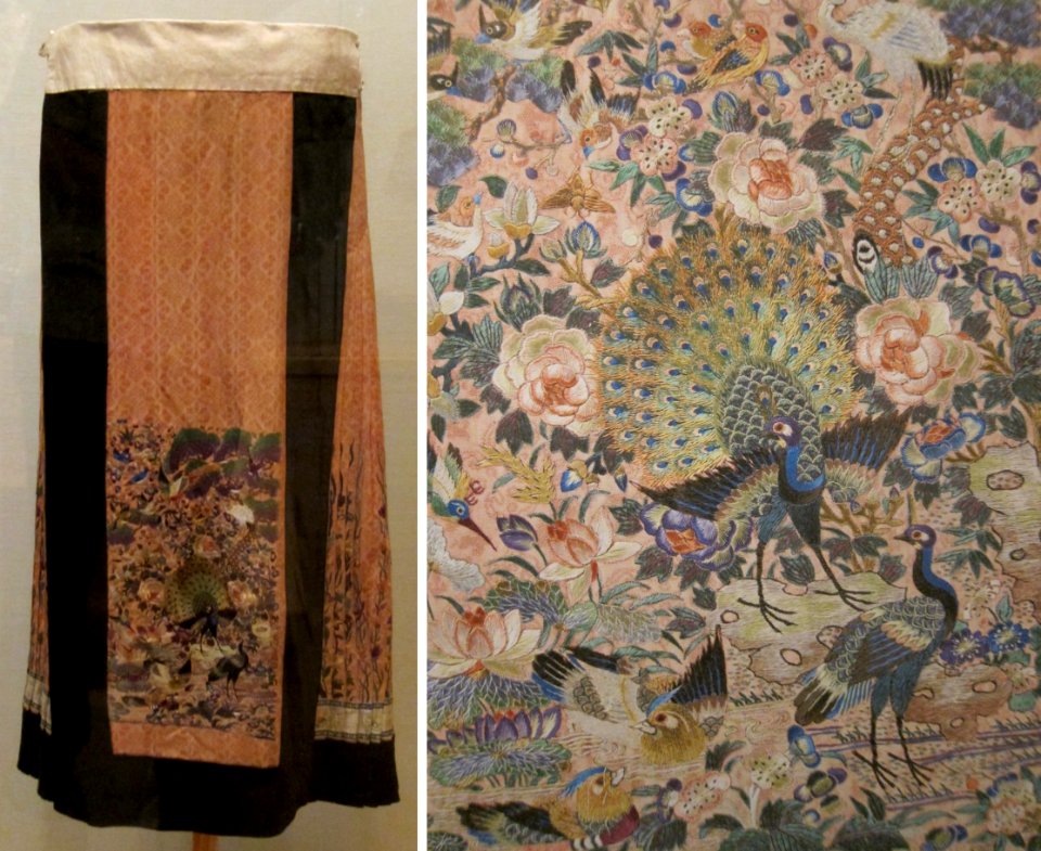 Chinese woman's wedding skirt, late 19th-early 20th century, Honolulu Museum of Art