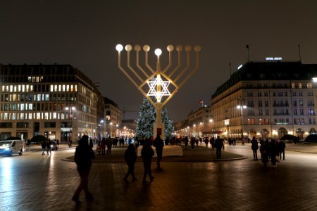 Christmas Hanukkah decoration Pariser Platz 2020-12-11 03