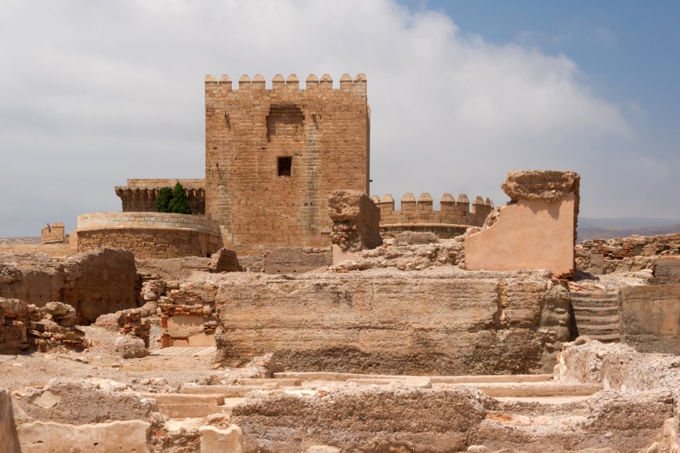 Christian keep, Alcazaba, Almeria, Spain