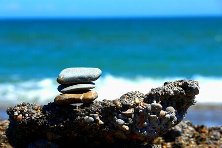 The stones are mediterranean coastal photo