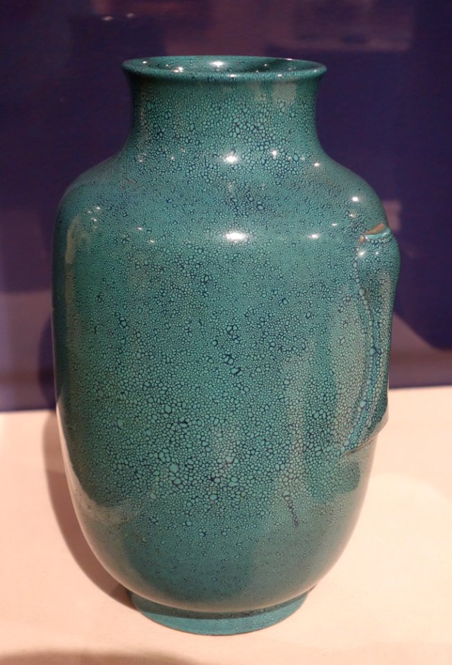 Chinese 'Oil Spot' Vase, Qing Dynasty, Daoguang Period, 1821-1850, porcelain - Huntington Museum of Art - DSC05454