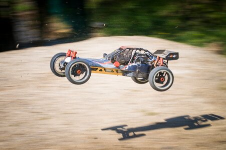 Race car racing speed