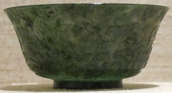 Chinese nephrite bowl, 19th century, Dayton Art Institute photo