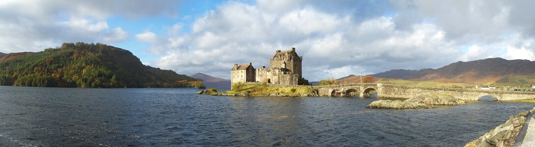 Castle eilean donan scenery