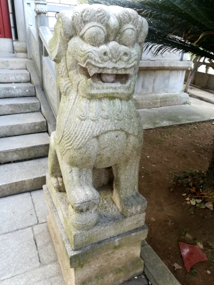 Chinese guardian lion, Kaifu Temple