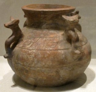 Chinese ritual vessel, Zhou dynasty, earthenware, HAA photo