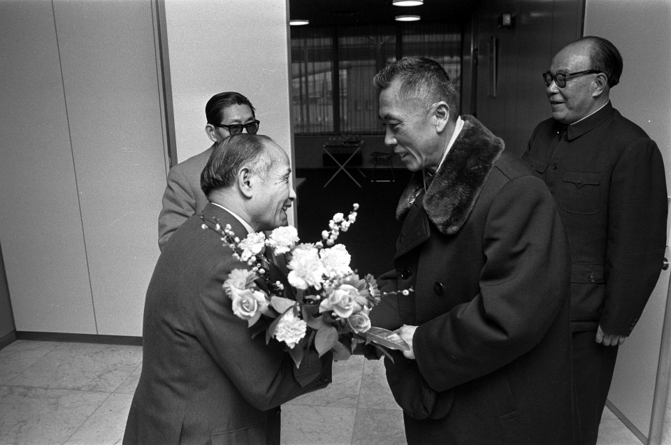 Chinese Minister van Buitenlandse Handel Pai Hsiang Kuo op Schiphol, Minister Pa, Bestanddeelnr 926-1631