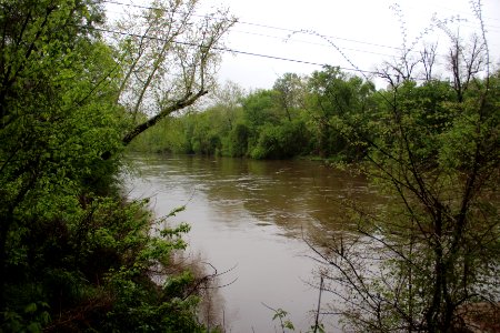 Chattahoochee River, Whittier Mill Village, Atlanta GA April 2018