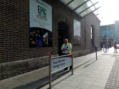 CHQ entrance Dublin
