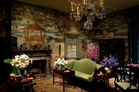 Chinese room, wallpaper from China, 1775-1800 - Winterthur Museum - DSC01677