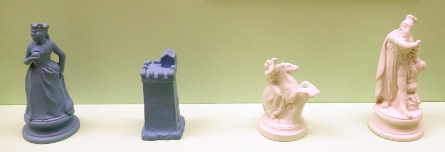 Chessmen, modeled by John Flaxman, Jr. - Wedgwood, after 1784 - Brooklyn Museum - DSC09053