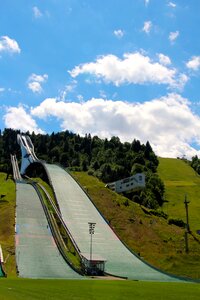 Garmisch partenkirchen ski jumping summer photo