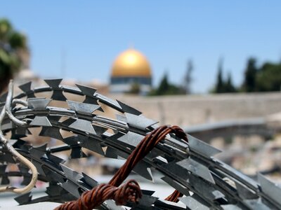 Palestine western wall wailing wall photo