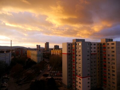 Bratislava slovakia sunset photo