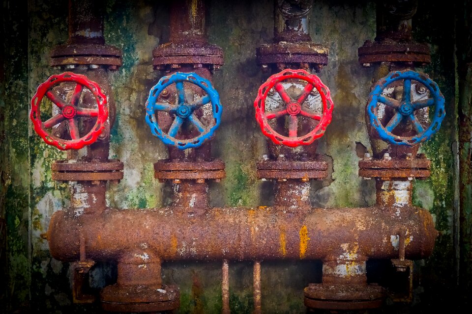 Abandoned industrial building lapsed