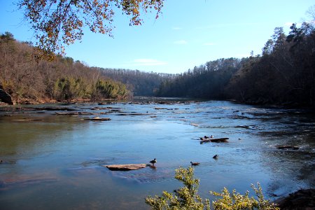 Chattahoochee River, Walton on the Chattahoochee, Cobb County, GA Jan 2018 2