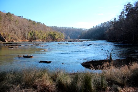 Chattahoochee River, Walton on the Chattahoochee, Cobb County, GA Jan 2018 1