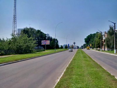 Chervonoarmiitsiv street in Pereiaslav-Khmelnytskyi