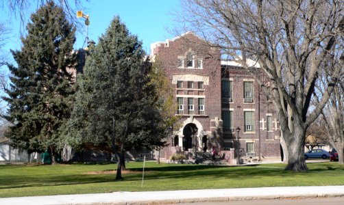 Chase County, Nebraska courthouse from SE 3