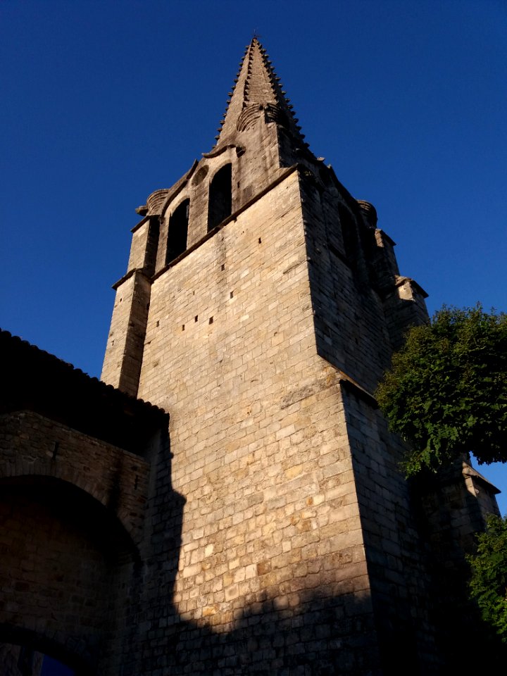 Chassiers - Église Saint-Hilaire - Clocher côté nord-est - Détail