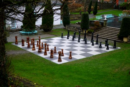 Chessboard Portmeirion photo