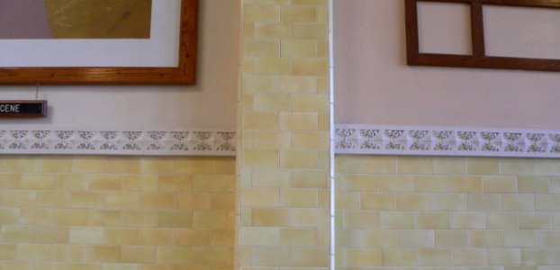 Charles Mix courthouse 2nd floor W wall detail 1