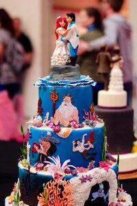 Decorated model figures