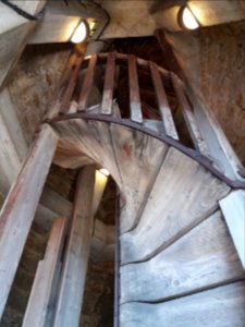 Chazay-d'Azergues - Tour du beffroi de l'église Saint-Pierre - Escalier