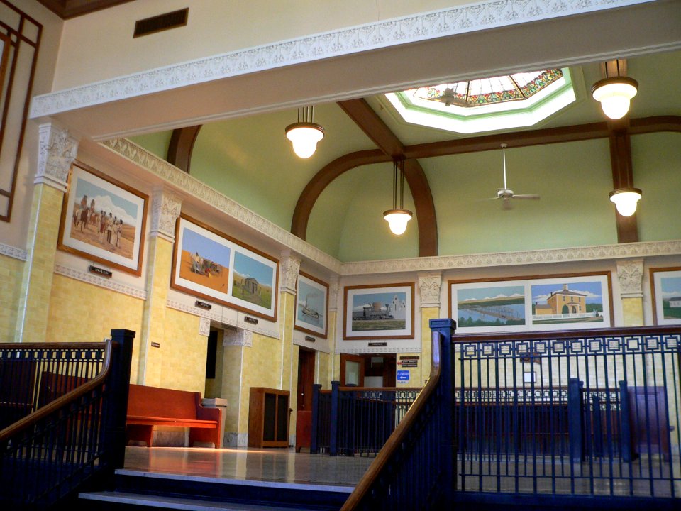 Charles Mix courthouse 2nd floor looking SE 1