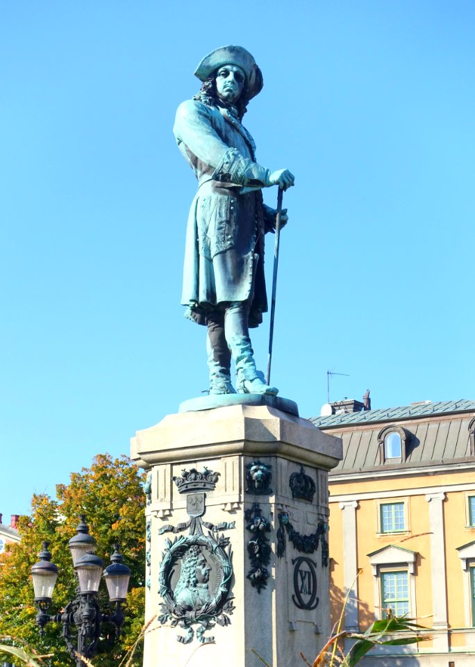 Charles XI of Sweden by John Börjeson - Karlskrona, Sweden - DSC08365