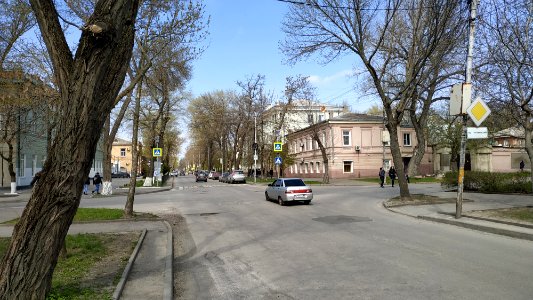 Chekhova Street near Taganrog aviation college