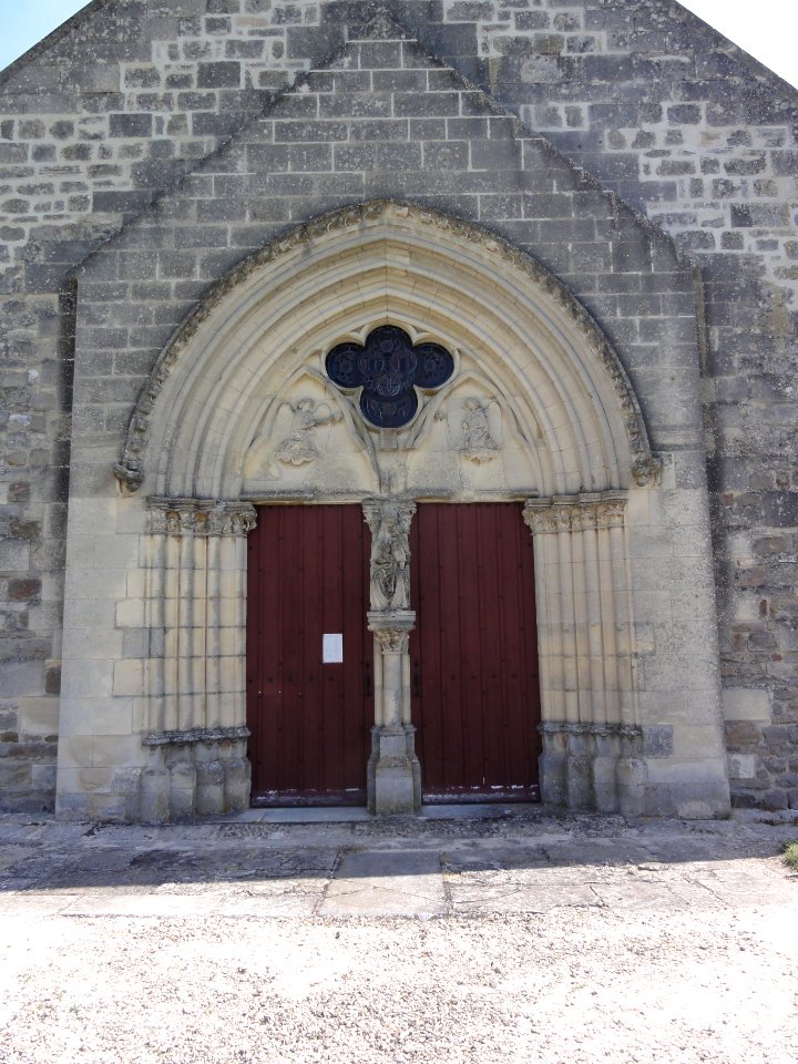 Chaudardes (Aisne) Église Saint-Jean Baptiste, portail