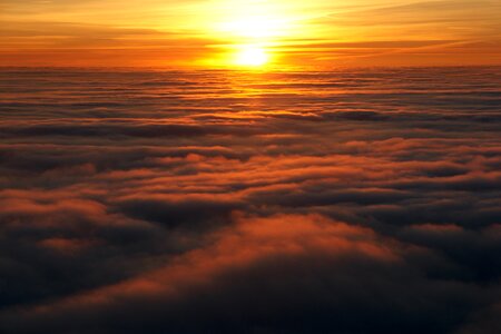 Sunset sun yellow