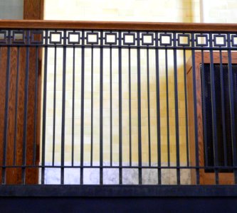 Charles Mix courthouse 2nd floor railing 1
