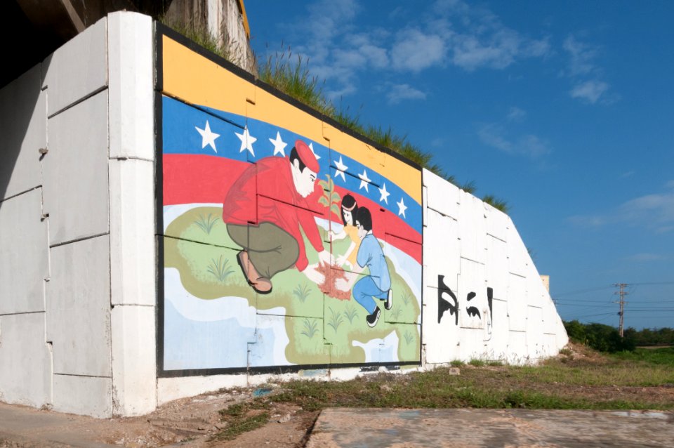 Chavez advertising on the streets