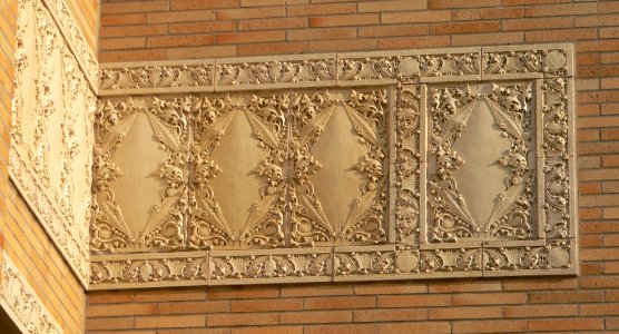 Charles Mix County courthouse N entrance W panels 2