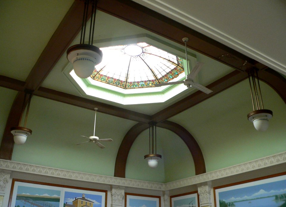 Charles Mix courthouse 2nd floor ceiling 1