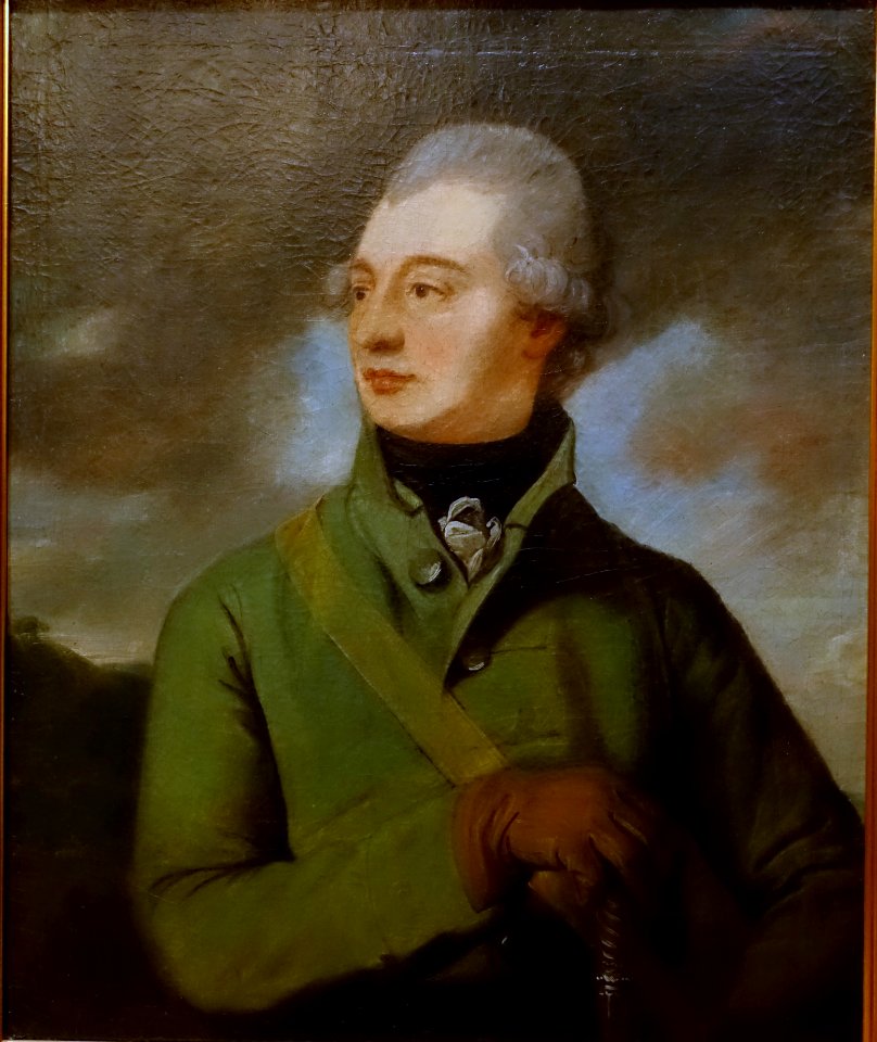 Charles-Louis Tarieu, Chevalier de la Naudiere (1743-1811), artist unknown, 1800s, oil on canvas - Château Ramezay - Montreal, Canada - DSC07469