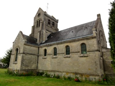 Chavigny (Aisne) église Saint-Marcel (02)